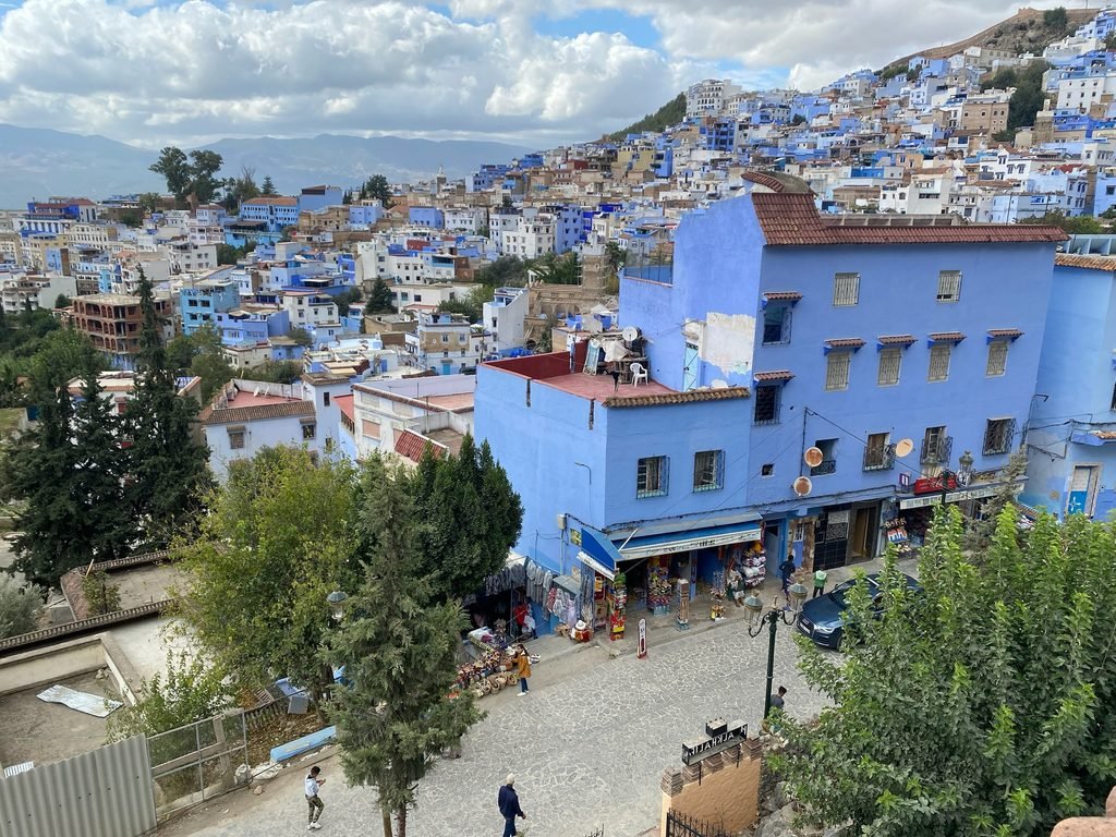 View from the hotel rooftop