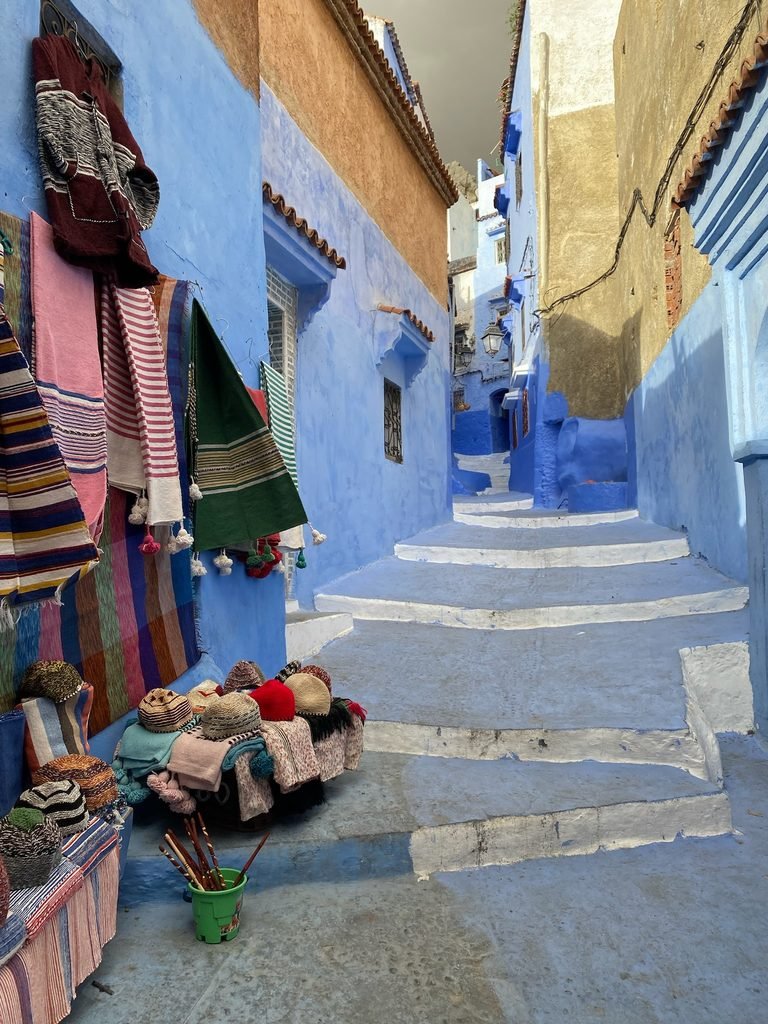 Blue steps