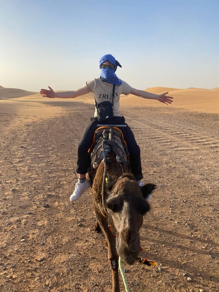boy on camel