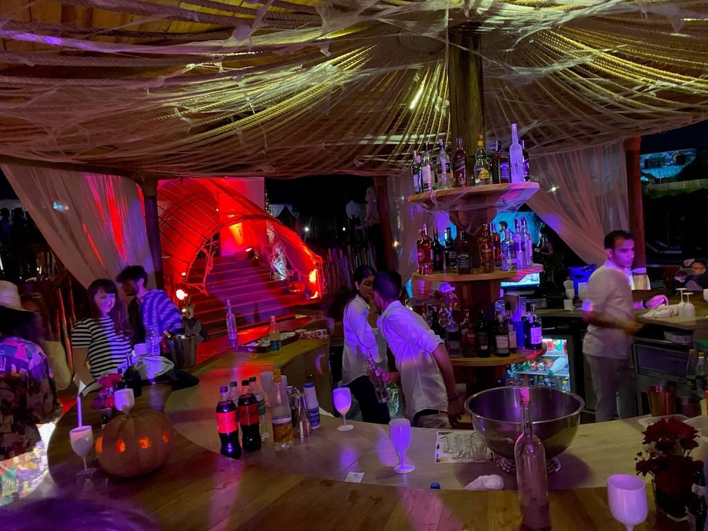 halloween themed bar
